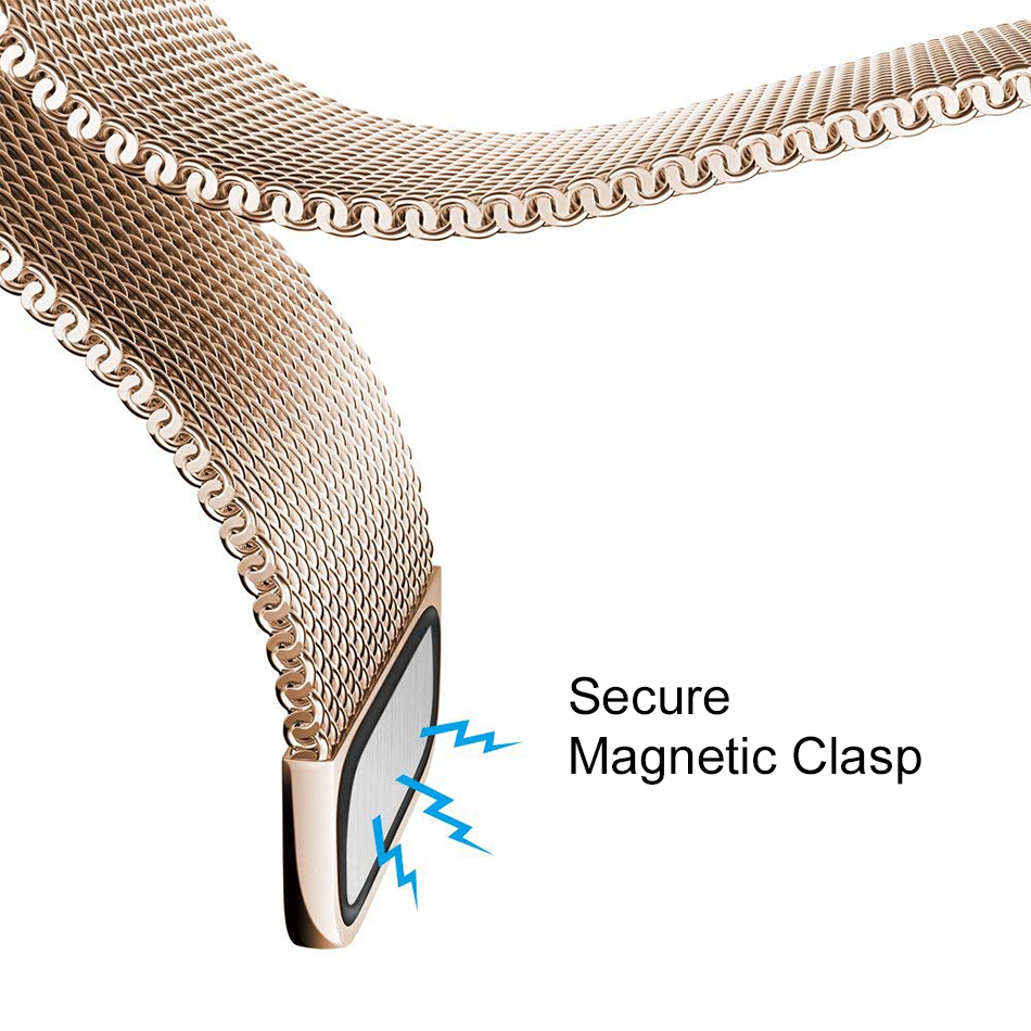apple 40mm gold milanese loop